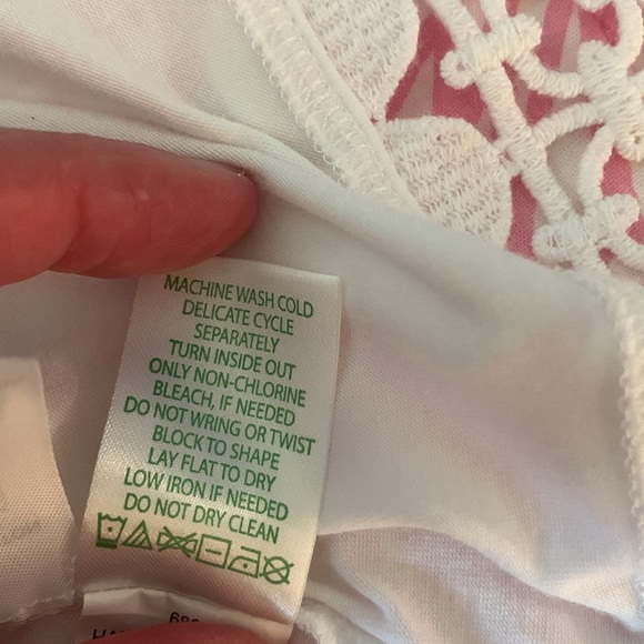 Lilly Pulitzer Hayes top in resort white size x/l - Picture 6 of 6
